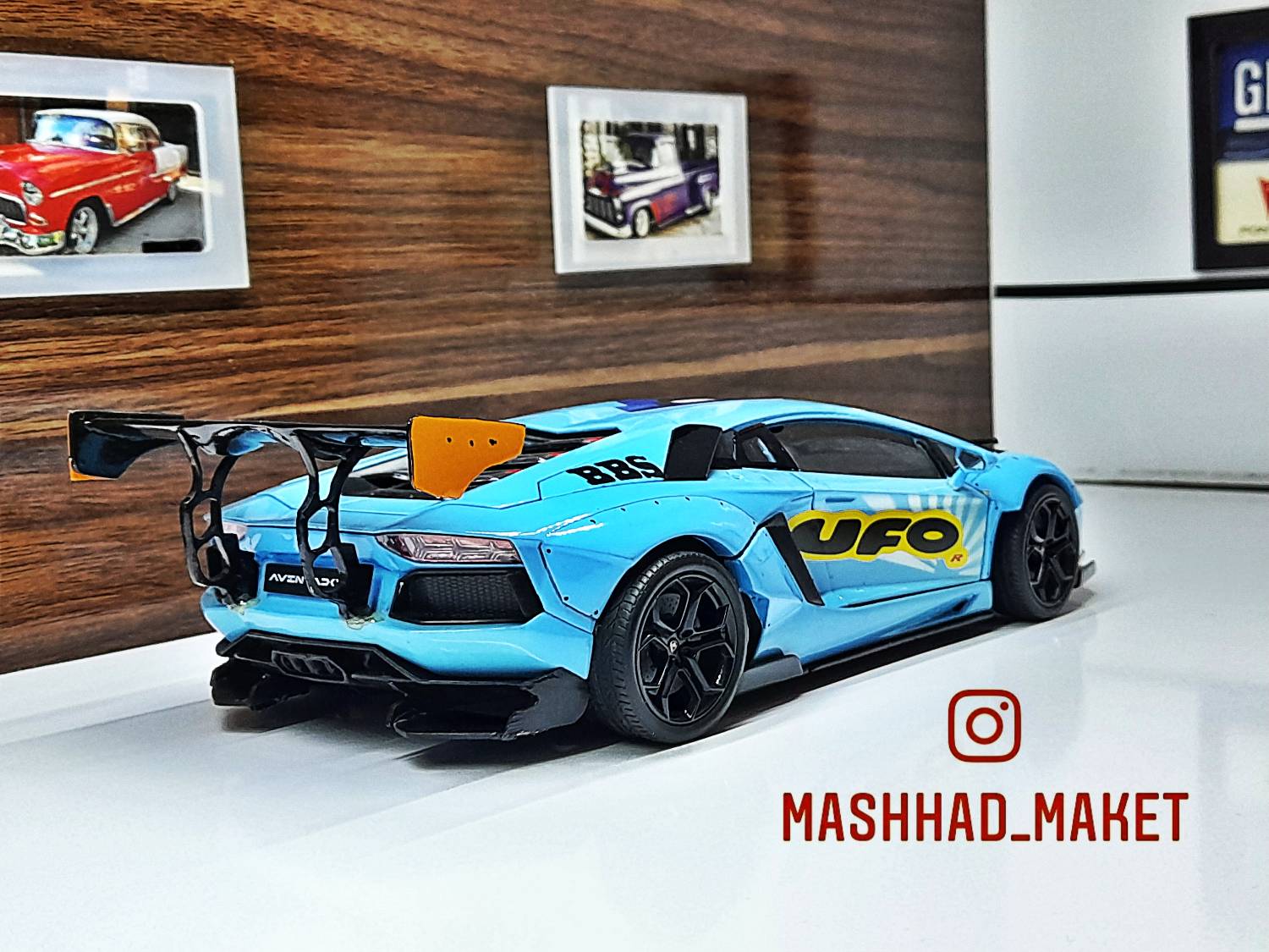 Lamborghini Aventador with Gulf Kit